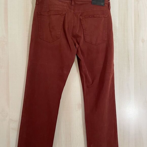 AG Adriano Goldschmied the graduate tailored leg rust pants jeans, size 14 - Picture 12 of 16